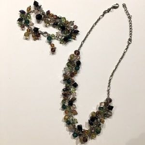 Autumn colors necklace and bracelet